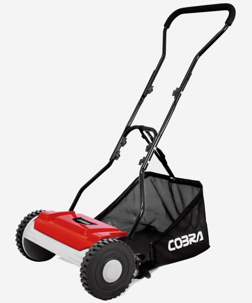 Cobra HM381 tondeuse manuelle avec bac de ramassage 38cm