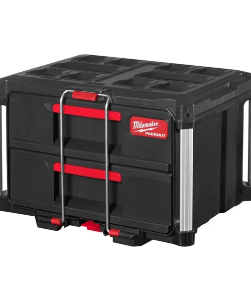 Caisse à outils Milwaukee PACKOUT empilable à 2 tiroirs – 4932472129